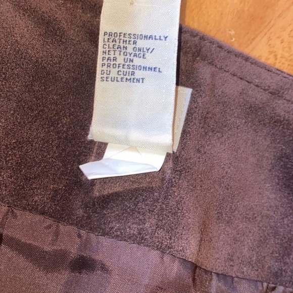 GAP Brown Suede Mini Skirt - Picture 6 of 7